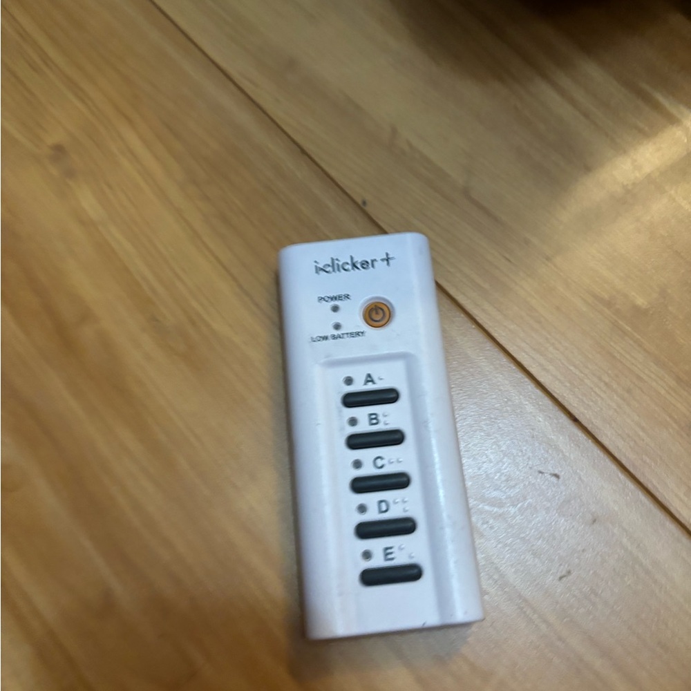 iClicker+ Remote Control White